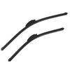 2Pcs Frameless Rubber Window Windshield Wiper Blade 20inch +24inch