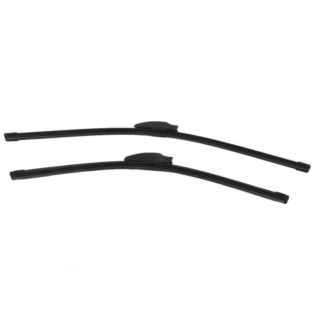 2Pcs Frameless Rubber Window Windshield Wiper Blade 20inch +24inch