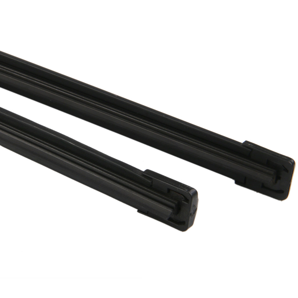 2Pcs Frameless Rubber Window Windshield Wiper Blade 20inch +24inch