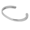 Women Stainless Steel Bracelet Cremation Ashes Urn Memorial Jewelry Silver