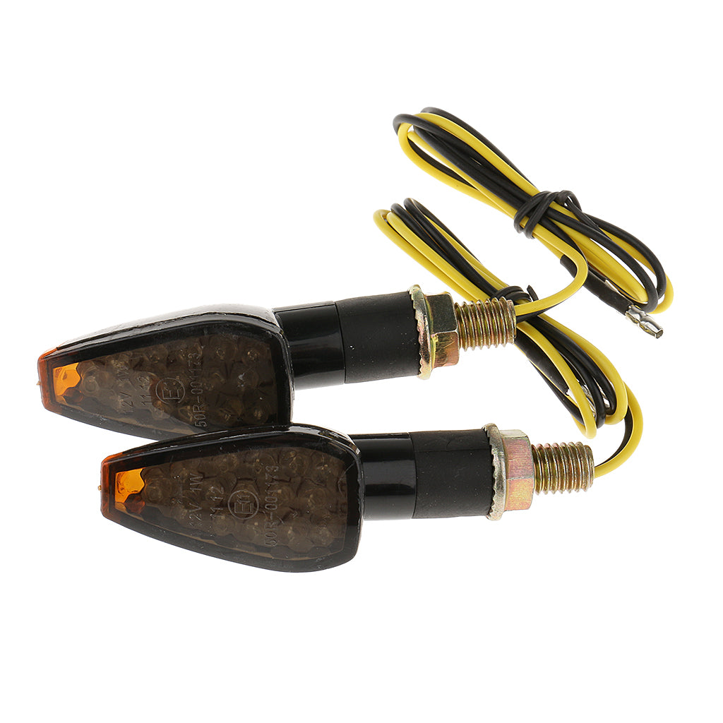 1 Pair 15 LED Motorcycle Turn Signal Motorbike LED Indicator Light