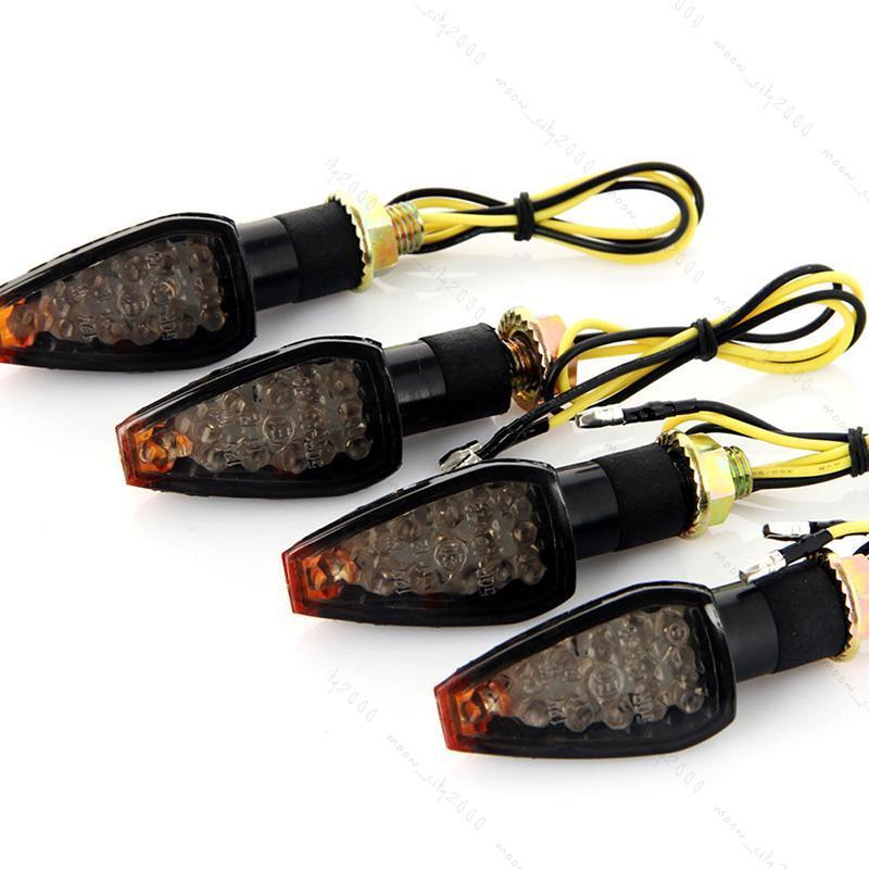 1 Pair 15 LED Motorcycle Turn Signal Motorbike LED Indicator Light