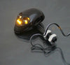 Universal Motorcycle Skeleton Head Skull Turn Signal Light Indicators Lights