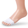 Footful 6 Pairs Open-Toed 5-Toe Forefoot Socks Black/White/Grey