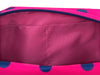 Rose Red Zipper Cosmetic Make-up Organizer Bag Hand Case Pouch