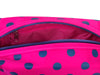 Rose Red Zipper Cosmetic Make-up Organizer Bag Hand Case Pouch