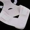 Adult Back Posture Corrector Belt Lumbar Shoulder Support Brace XL White