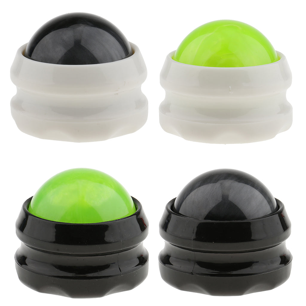 Massage Roller Ball Body Neck Foot Self Massager Tool Green Black