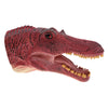 Simulation Dinosaur Animal Head Model Hand Puppet Kids Toy Spinosaurus