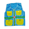 Baby Learn to Dress Vest Early Education Basic Life Skills Teaching  Blue