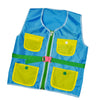 Baby Learn to Dress Vest Early Education Basic Life Skills Teaching  Blue