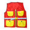 Baby Learn to Dress Vest Early Education Basic Life Skills Teaching  Red