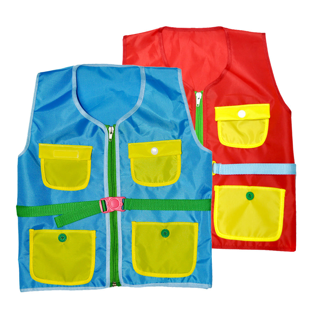 Baby Learn to Dress Vest Early Education Basic Life Skills Teaching  Red