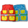 Baby Learn to Dress Vest Early Education Basic Life Skills Teaching  Red