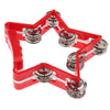 Tambourine Handbell Baby Early Educational Instrument Rhythm Toy Red