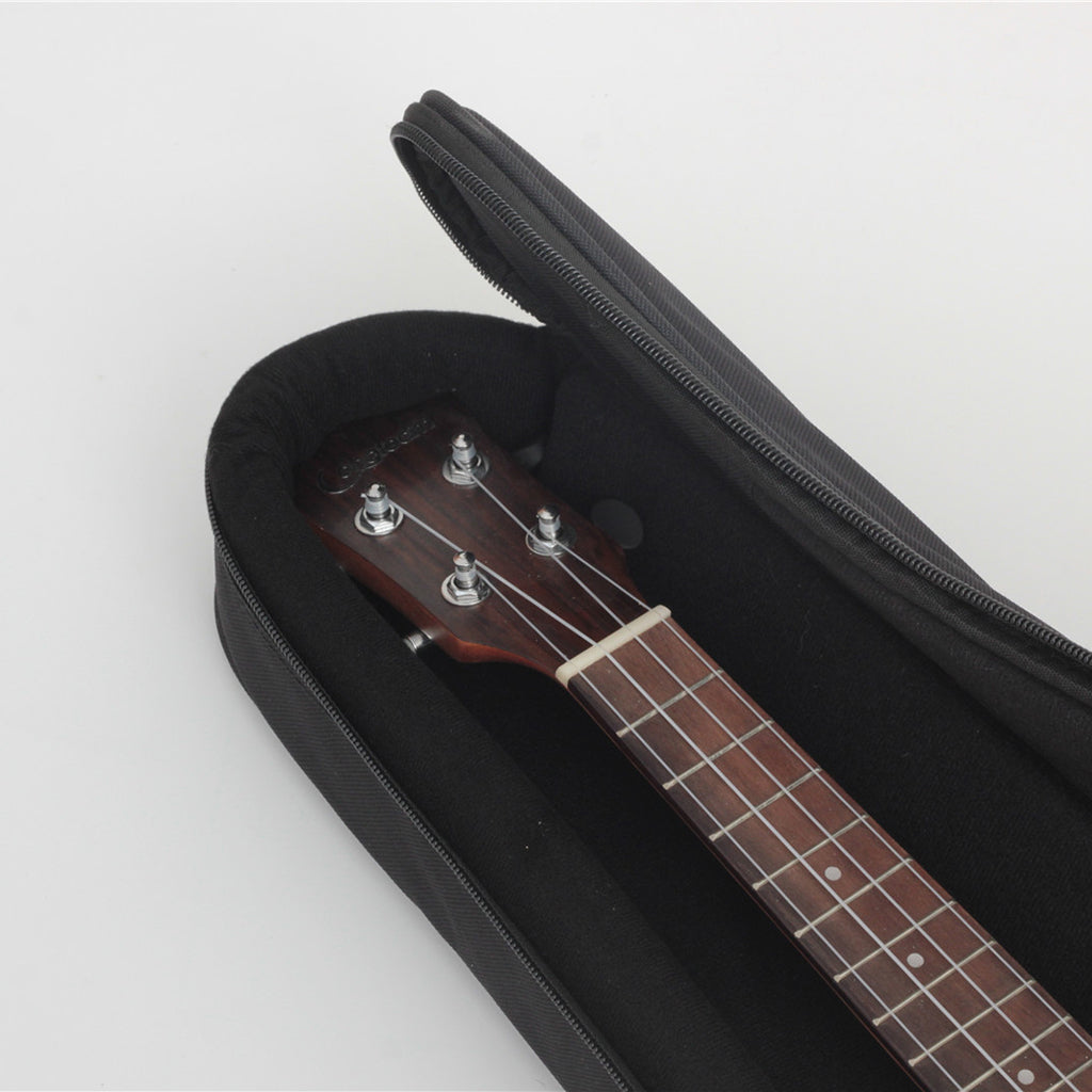 Thicken Adjustable Ukulele Gig Bag Uke Case Padded Carry Bag 23inch Black