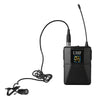 Wireless Microphone System Lavalier Mic with XLR Cable Transmitter Receiver