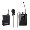 Wireless Microphone System Lavalier Mic with XLR Cable Transmitter Receiver