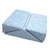 3pcs Bed Wedge Pillow Elevation Cushion Lumbar Knee Support Pad Set Blue