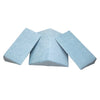 3pcs Bed Wedge Pillow Elevation Cushion Lumbar Knee Support Pad Set Blue