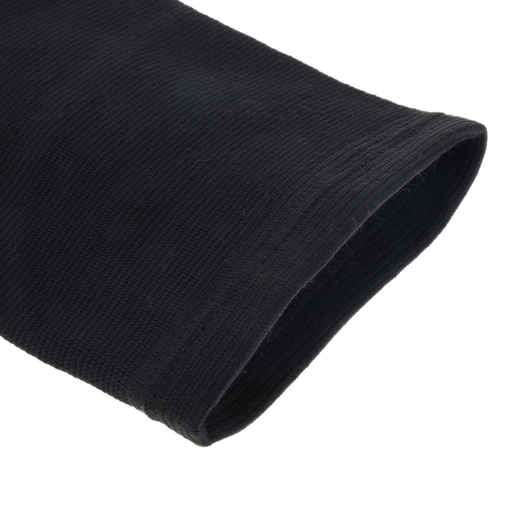 1 Pair Men Women Knee Sleeve Winter Thermal Warm Wrap Leg Warmer Black L