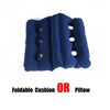 Foldable Air Inflatable Cushion Seat Chair Wheelchair Pillow Pad Dark Blue