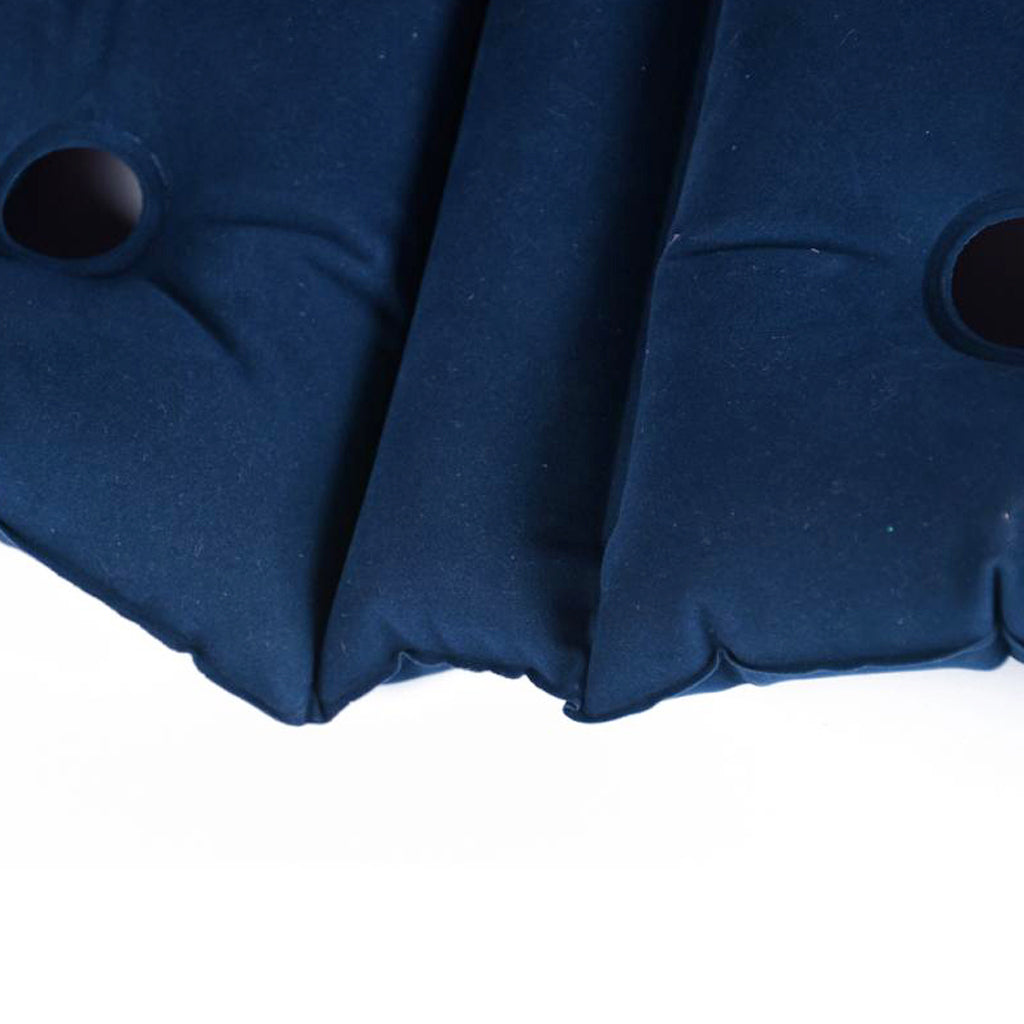 Foldable Air Inflatable Cushion Seat Chair Wheelchair Pillow Pad Dark Blue