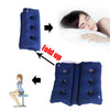 Foldable Air Inflatable Cushion Seat Chair Wheelchair Pillow Pad Dark Blue