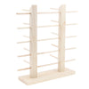 Wood Sunglasses Eyeglass Rack Display Stand Holder Double Lines for 10 Pairs