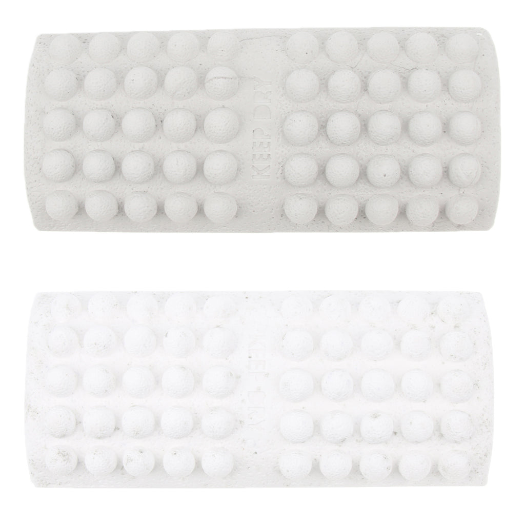 Acupressure Foot Mat Reflexology Walking Massage Pad for Pain Relief White