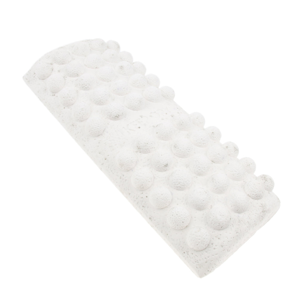 Acupressure Foot Mat Reflexology Walking Massage Pad for Pain Relief White