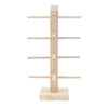 Wood Sunglasses Eyeglass Rack Display Stand Holder Single Line for 4 Pairs