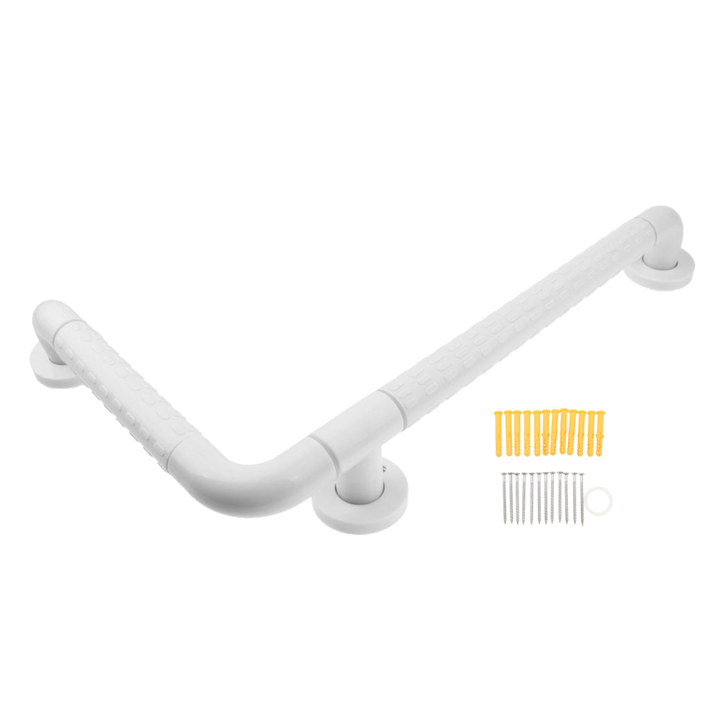 Wall Mounted Bathroom Shower Toilet Bath Tub Grab Bar Safety Handrail White