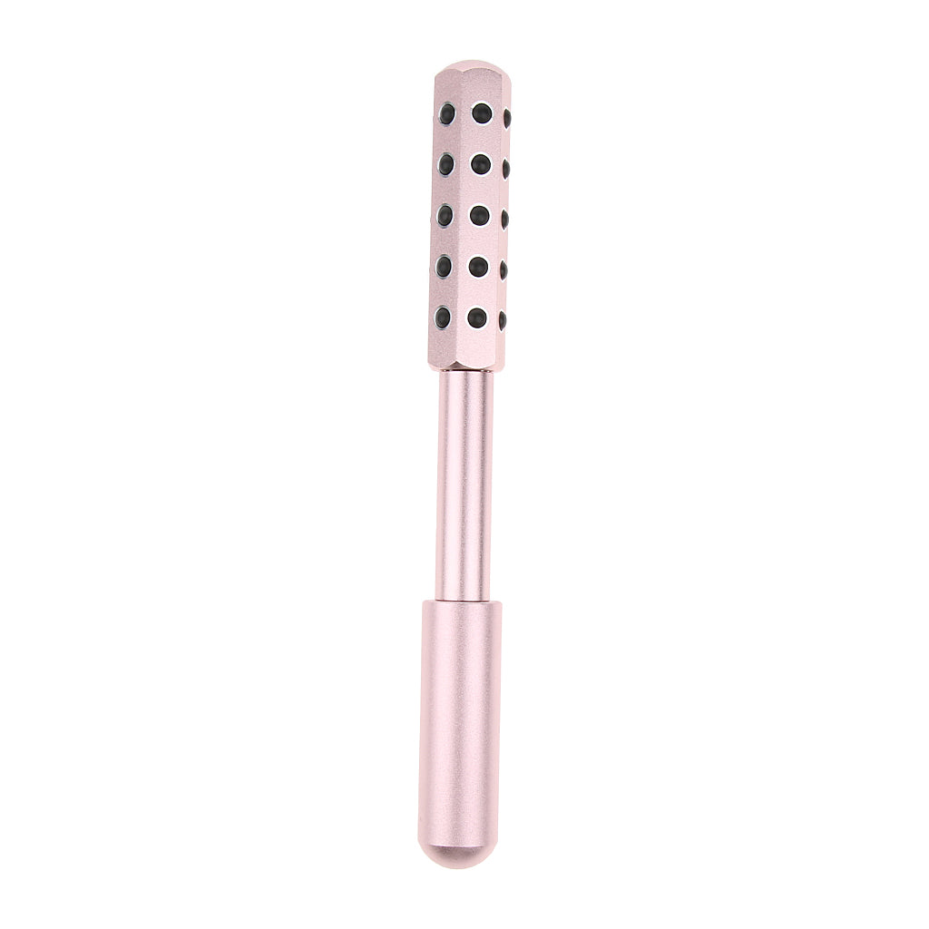 Face Chin Neck Lifting Tightening Face Massage Roller Stick Tool Pink