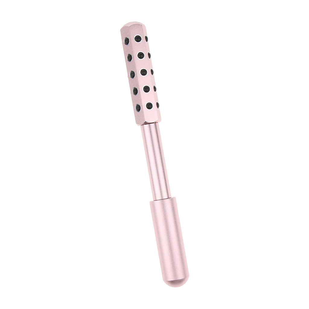 Face Chin Neck Lifting Tightening Face Massage Roller Stick Tool Pink