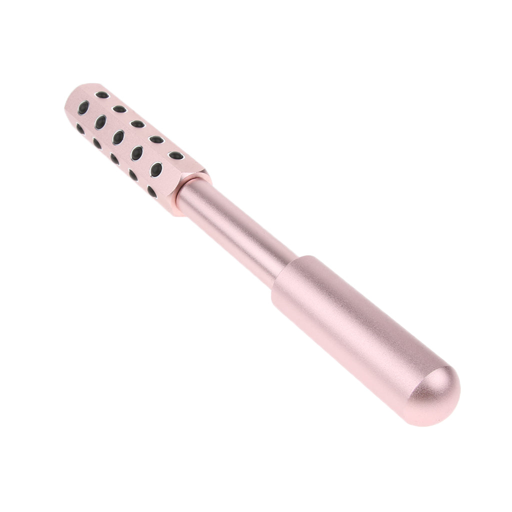 Face Chin Neck Lifting Tightening Face Massage Roller Stick Tool Pink