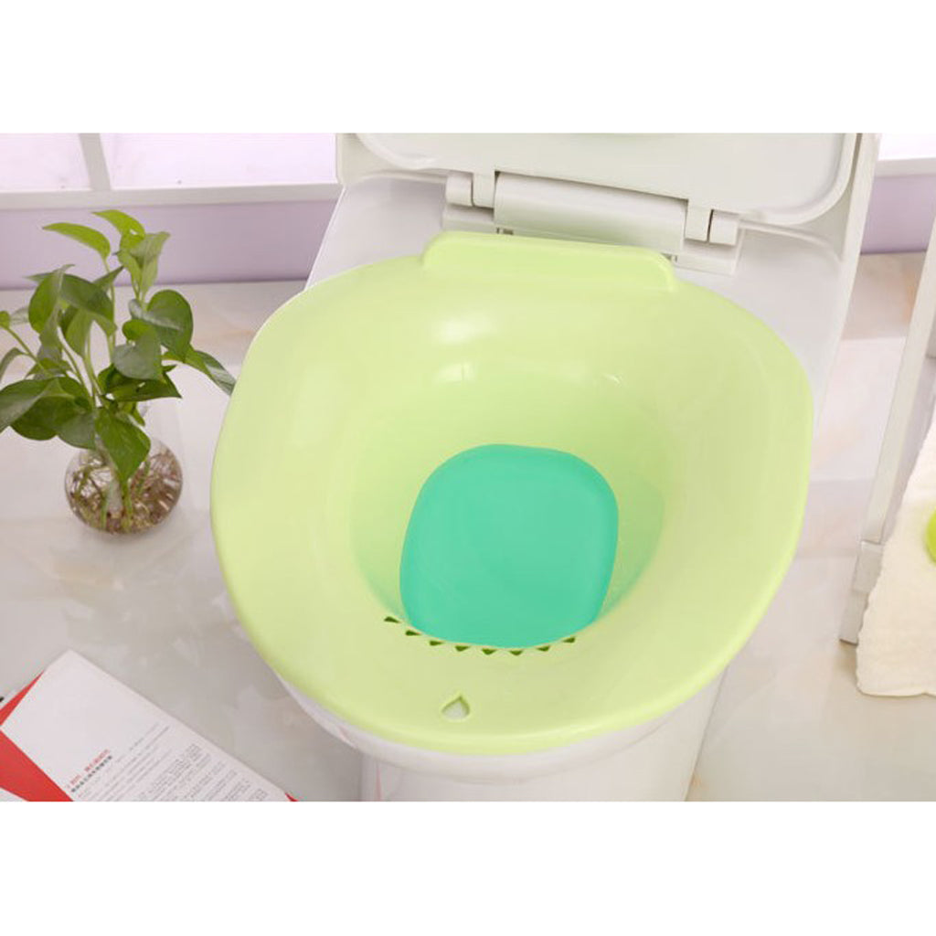 Toilet Sitz Bath Tub Hip Basin for Pregnant Women Hemorrhoids Patients Blue