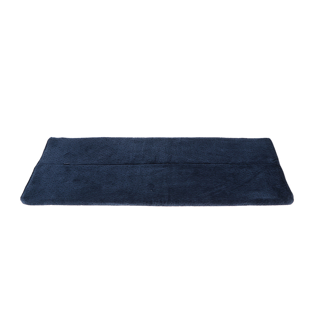 Triangle Lumbar Support Wedge Pillow Bed Waist Cushion for Sleeping Blue