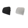 Memory Foam Lumbar Back Support Seat Cushion Travel Pillow for Chair Black