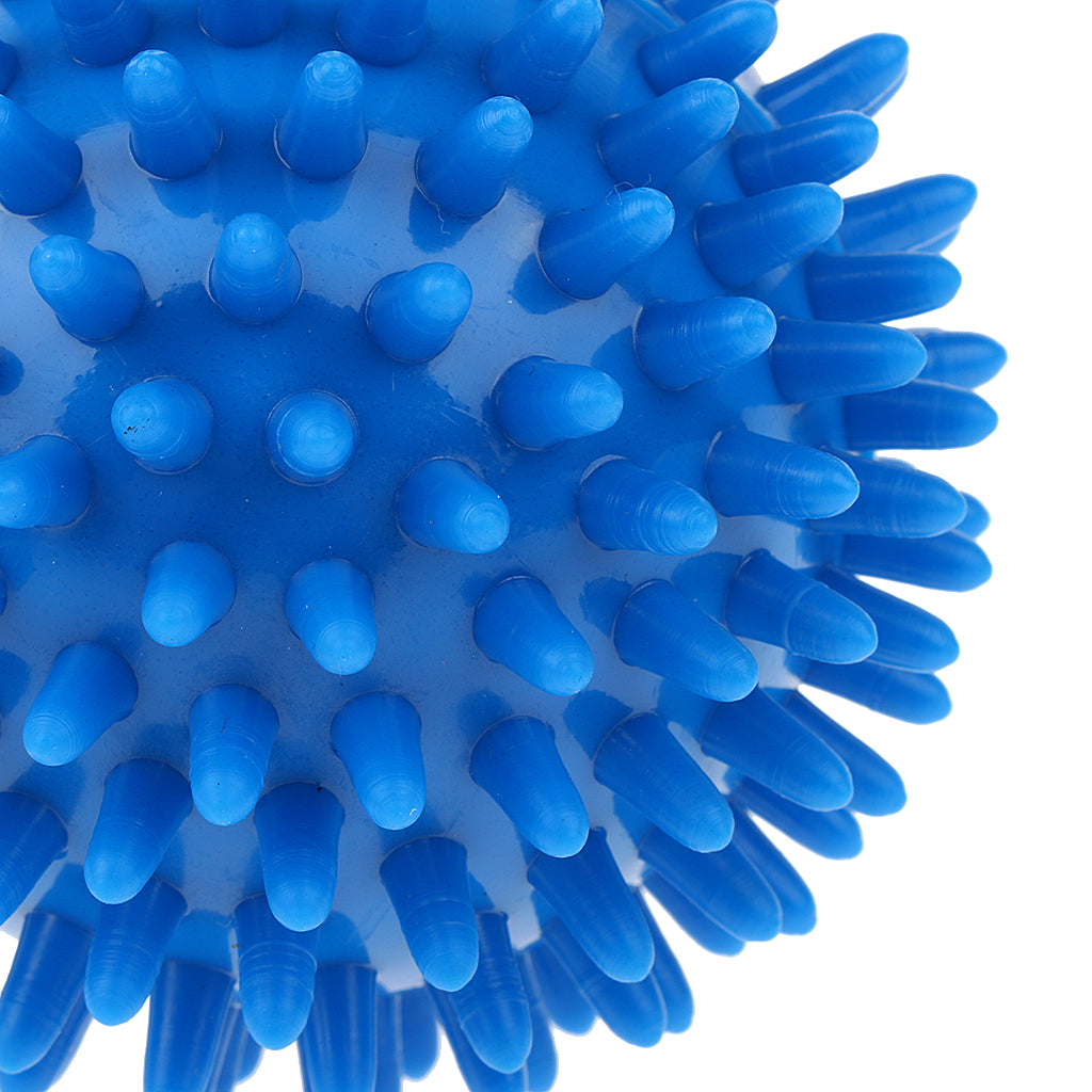 2 Pieces Spiky Trigger Point Acupuncture Deep Tissue Massage Balls Blue