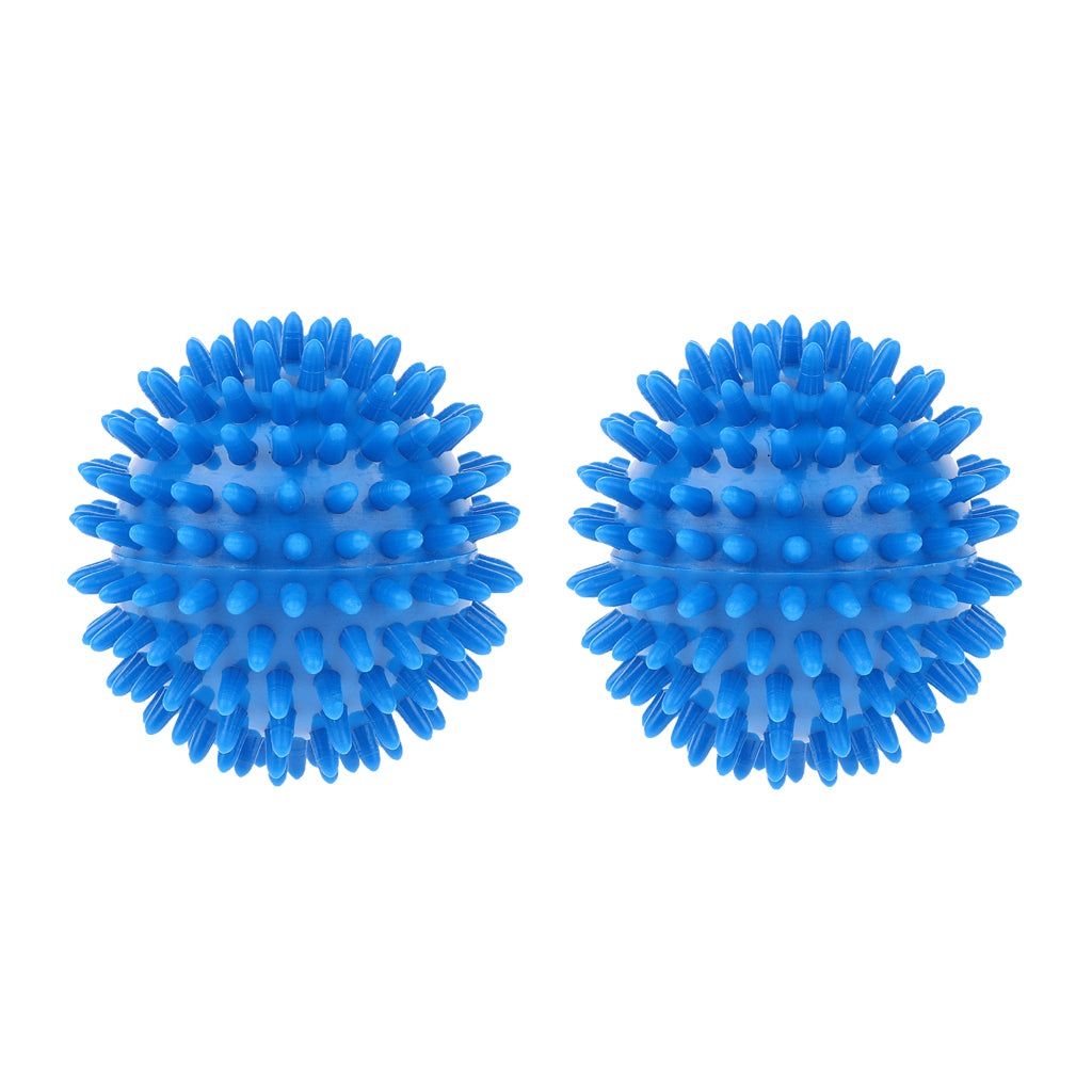 2 Pieces Spiky Trigger Point Acupuncture Deep Tissue Massage Balls Blue