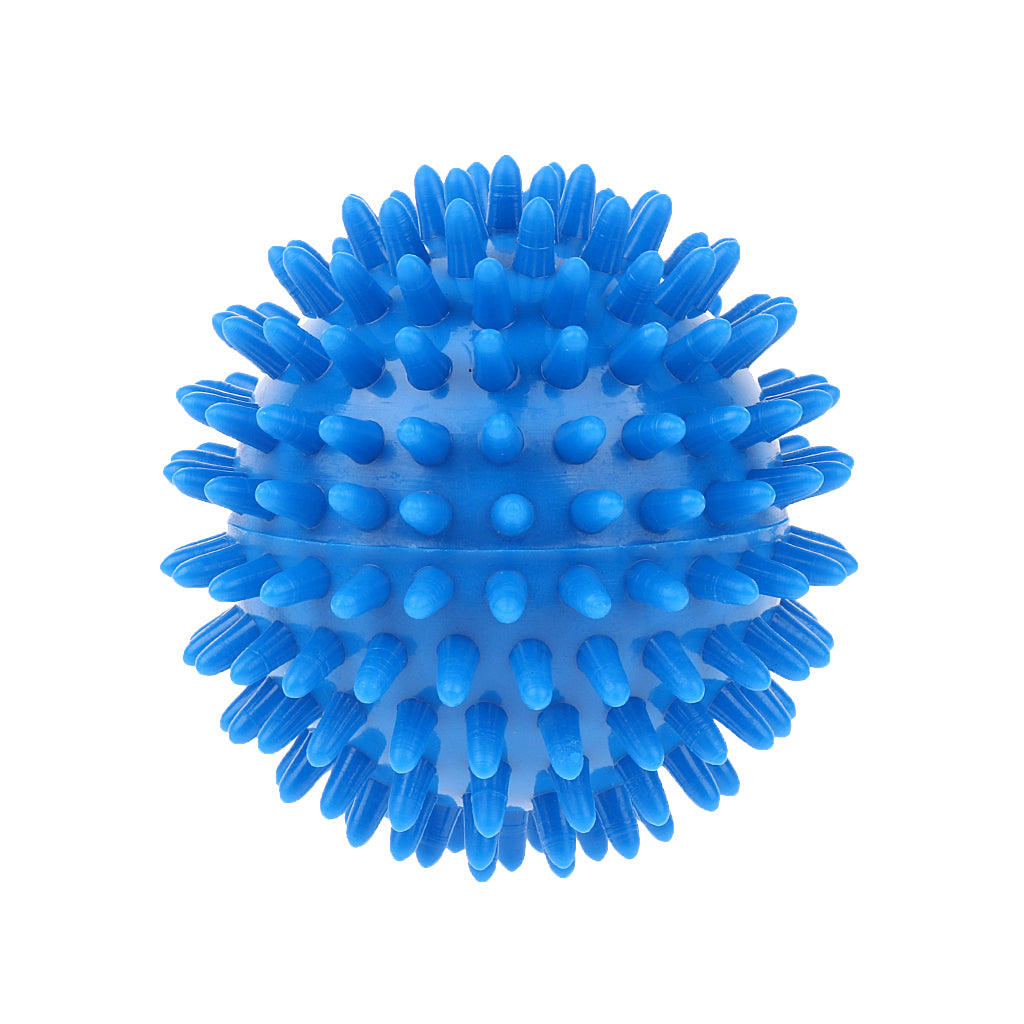 2 Pieces Spiky Trigger Point Acupuncture Deep Tissue Massage Balls Blue