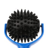 Handheld Acupuncture Body Massager Spiky Point Massage Ball  Blue +Black