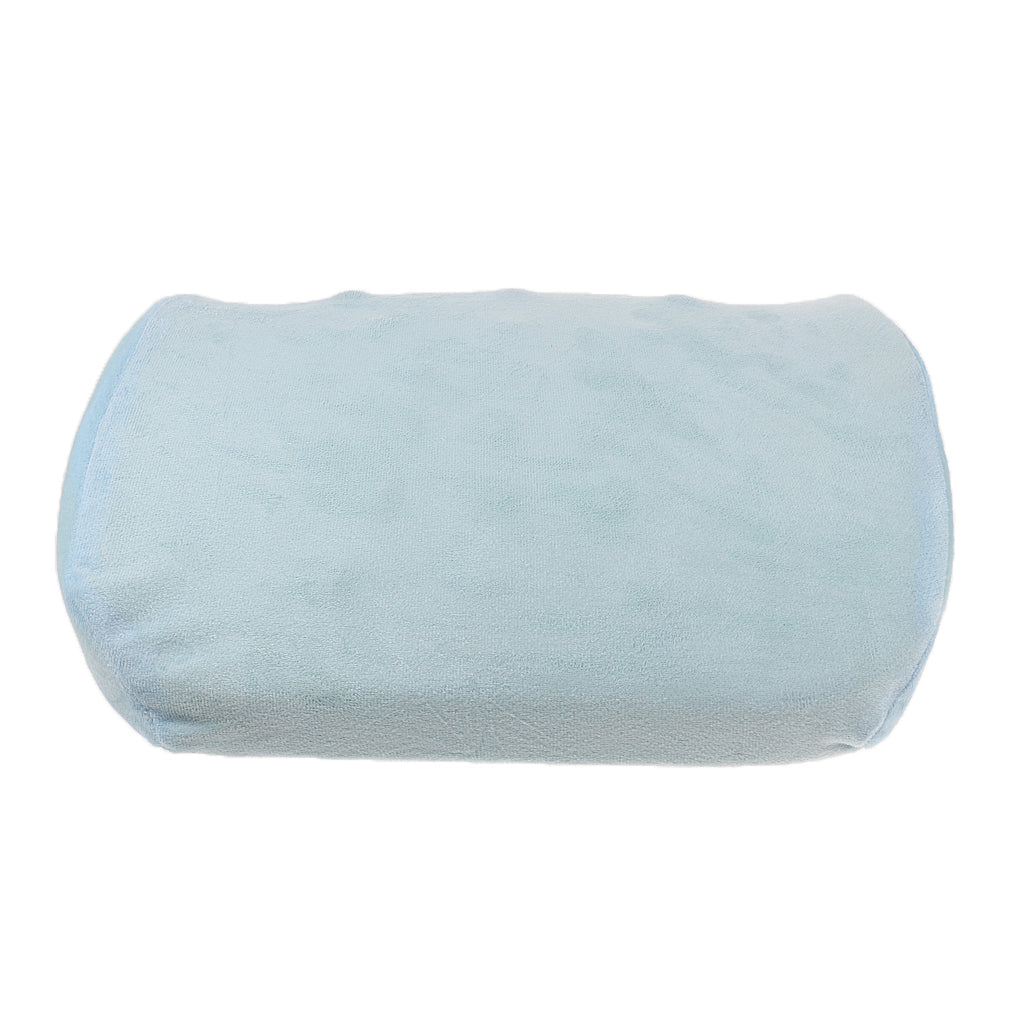 Memory Foam Back Waist Cushion Massage Pregnant Women Lumbar Pillow Sky Blue