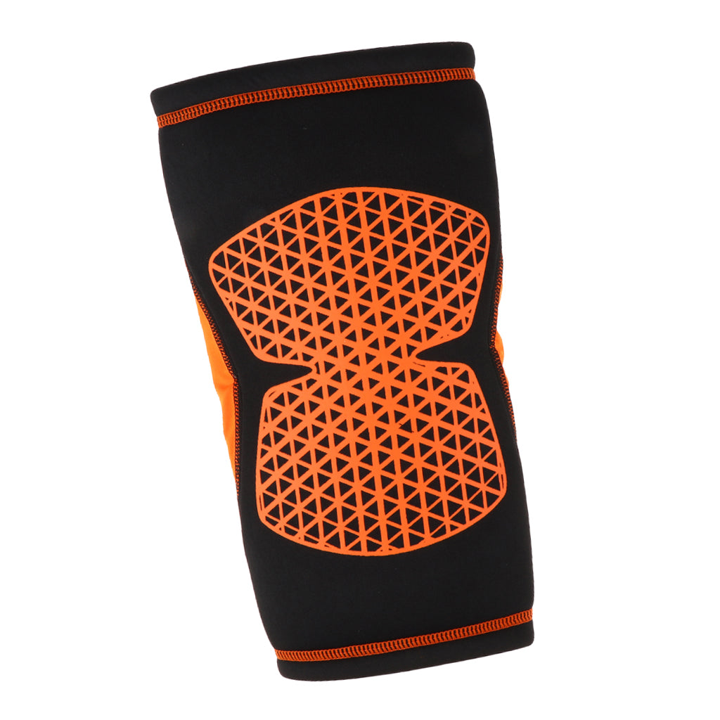 Knee Compression Sleeve Protector Leg Support Brace Guard for Basketball L