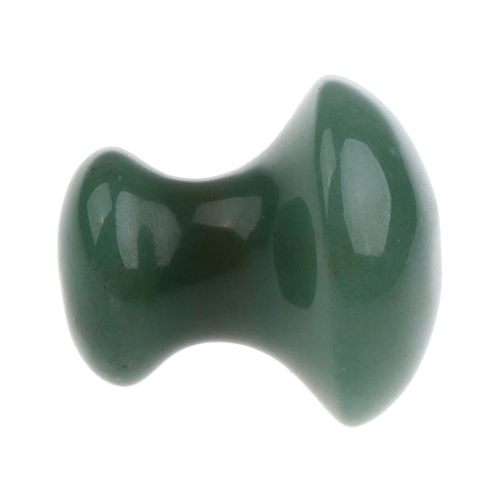 Women Facial Beauty Massage Jade Stone Relaxing Mushroom Massage Stone Green