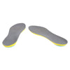 Sports Memory Foam Orthotic Arch Support Shoe Insoles Insert Pads L Grey