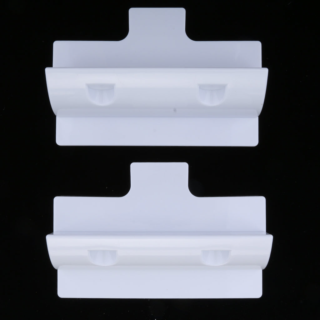 Solar Panel Short Side Mounting Brackets /Mounts for Motorhome Boat White