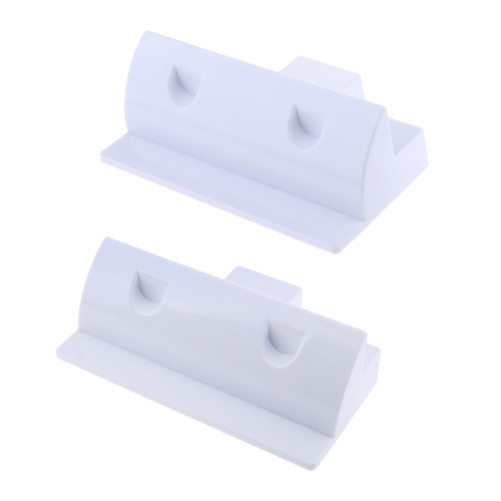 Solar Panel Short Side Mounting Brackets /Mounts for Motorhome Boat White