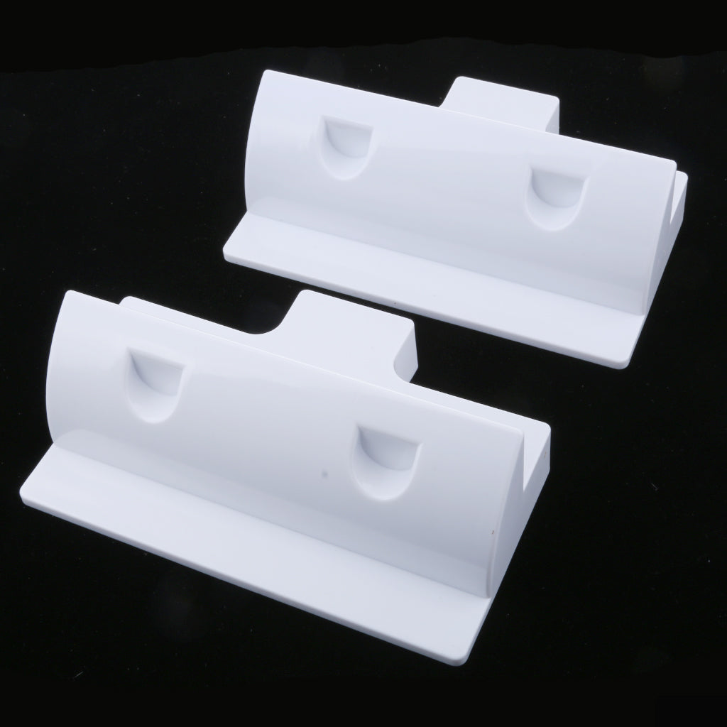 Solar Panel Short Side Mounting Brackets /Mounts for Motorhome Boat White